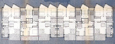 Bloque. Planta tipo / Apartment block. Floor plan