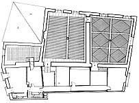 Planta salas góticas (p. primera) / Gothic halls plan (first floor)