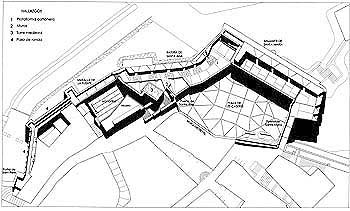 Planta de intervencin con sombras/ Working ground plan with shading