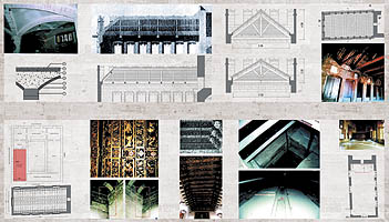 En 1904 se reforzaron las bvedas del semistano, mas tarde se construy una nueva cubierta en el Consulado. En 1920 se procedi al montaje del artesonado, que perteneca a la Casa de la Ciudad. / The semi-basement vaults were reinforced in 1904 and later the Consulate was re-roofed. In 1920 the coffered ceiling that had belonged to the City Hall was installed