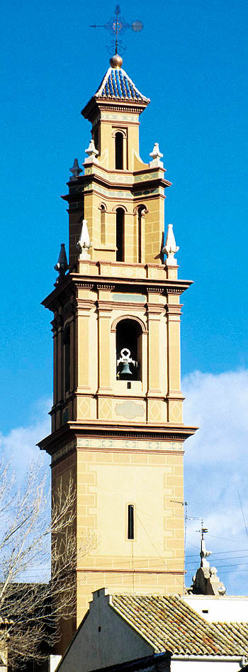 Campanario de Ntra. Sra. de la Misericordia de Campanar, 1746-1757 / Poster prepared for the viva on the PhD thesis JOS MNGUEZ, 18TH CENTURY ARCHITECT. A BELL-TOWER MODEL, with a montage of typological scale drawings of the five exemplary bell-towers by Mnguez