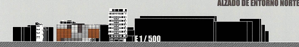 Alzado de entorno norte / Northern surroundings elevation