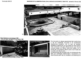 Analogas con arquitectura vernacula y brasilea/ Analogies with vernacular and Brazilian architecture