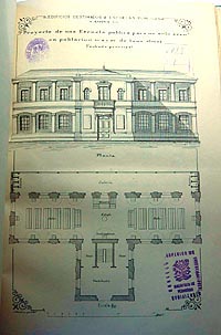 REPULLS Y VARGAS, Enrique Mara. Disposicin, construccin y mueblaje de las Escuelas Pblicas de Instruccin Primaria, ed.: Imprenta de Fortanet, Madrid, 1878/REPULLS Y VARGAS, Enrique Mara. Disposicin, construccin y mueblaje de las Escuelas Pblicas de Instruccin Primaria [State primary school layout, construction and furniture]. Imprenta de Fortanet, Madrid, 1878