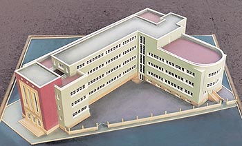 Instituto Provincial de Higiene, Alicante, 1934-1945. Maqueta del primer proyecto segn Santos Garca (4 y 14)/Provincial Hygiene Institute, Alicante, 1934-45. Model of the first project (4,14)