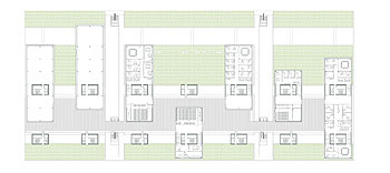 Plantas cubos 3, 4 y 5/Cube floors: 3rd, 4th, 5th