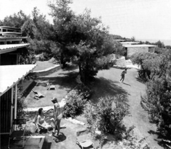 Imagen de poca del Astir beach and resor en Glyfada/Period picture of the Astir beach and resort at Glyfada