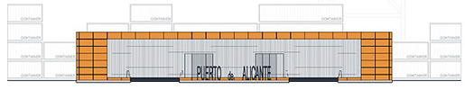 Alzado norte/North elevation