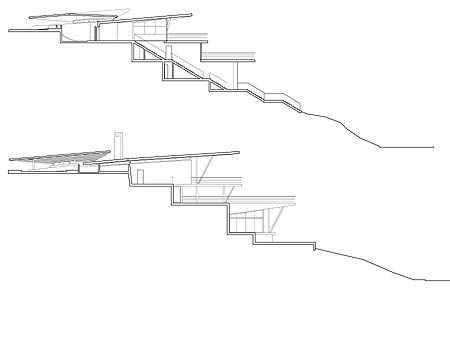 Seccin/Section. Alzado oeste/West elevation