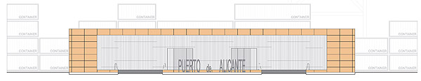 Alzado norte/Nort elevation