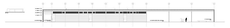 Alzado norte/North elevation