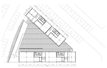 Planta tipo viviendas (plantas 6 a 7)/Model floor plan of flats (floors 6 to 7)