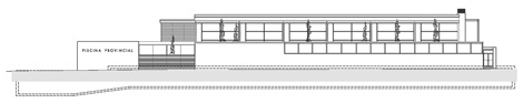 Alzado oeste/West elevation C/ Columbretes