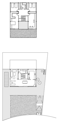 Planta primera/First floor - Planta baja/Ground plan