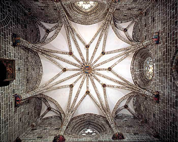 Bveda de la antigua Sala Capitular de la catedral de Valencia. (Foto P. Alcntara) / Vault of the old Chapter House of Valencia cathedral (Photograph: P. Alcntara)