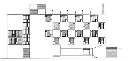 Alzado este/ East elevation