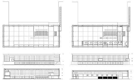 Planta Segunda/Second floor  Planta primera/First floor  Alzado interior/Inside elevation  Seccin/Section a-a