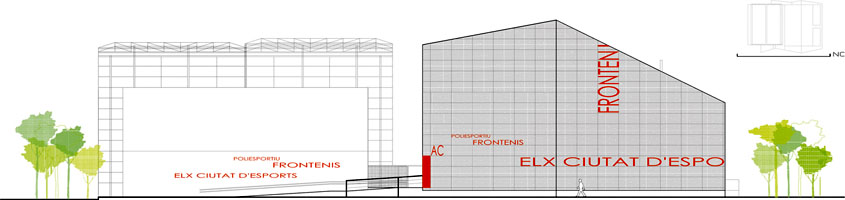 Alzado oeste/West elevation