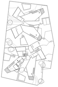 Planta cota/Floor plan at level 96.00