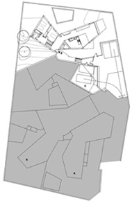 Planta cota/Floor plan at level 84.50 - 86.00